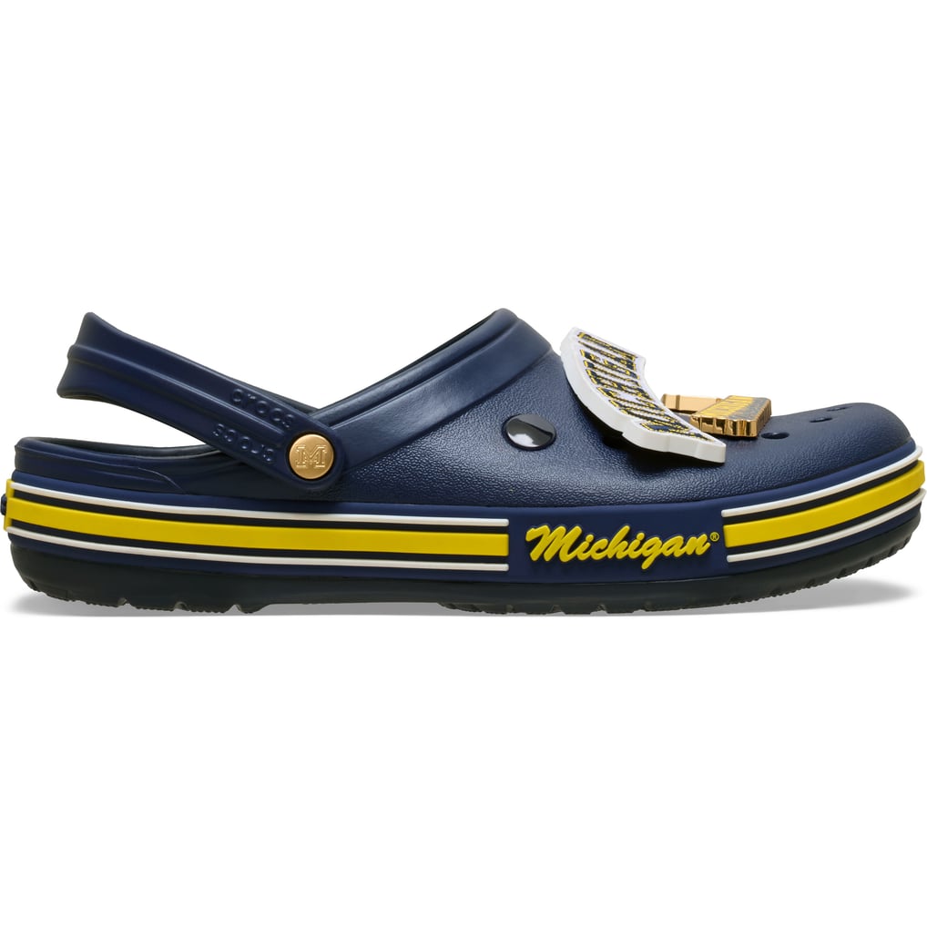  Michigan Wolverines Crocs Unisex Classic Clog - Navy