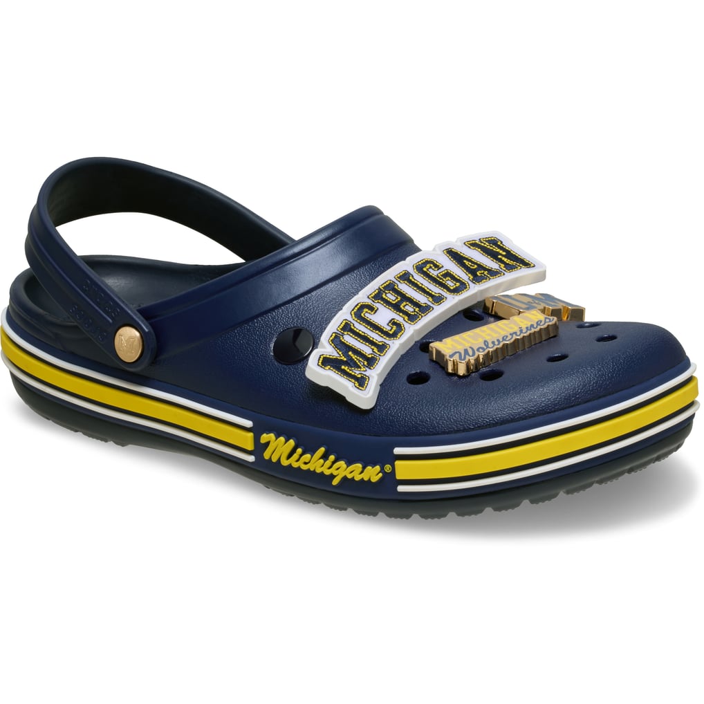  Michigan Wolverines Crocs Unisex Classic Clog - Navy