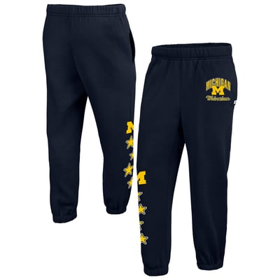  Michigan Wolverines '47 Women's Seeing Stars Venice Jogger Pants - Navy