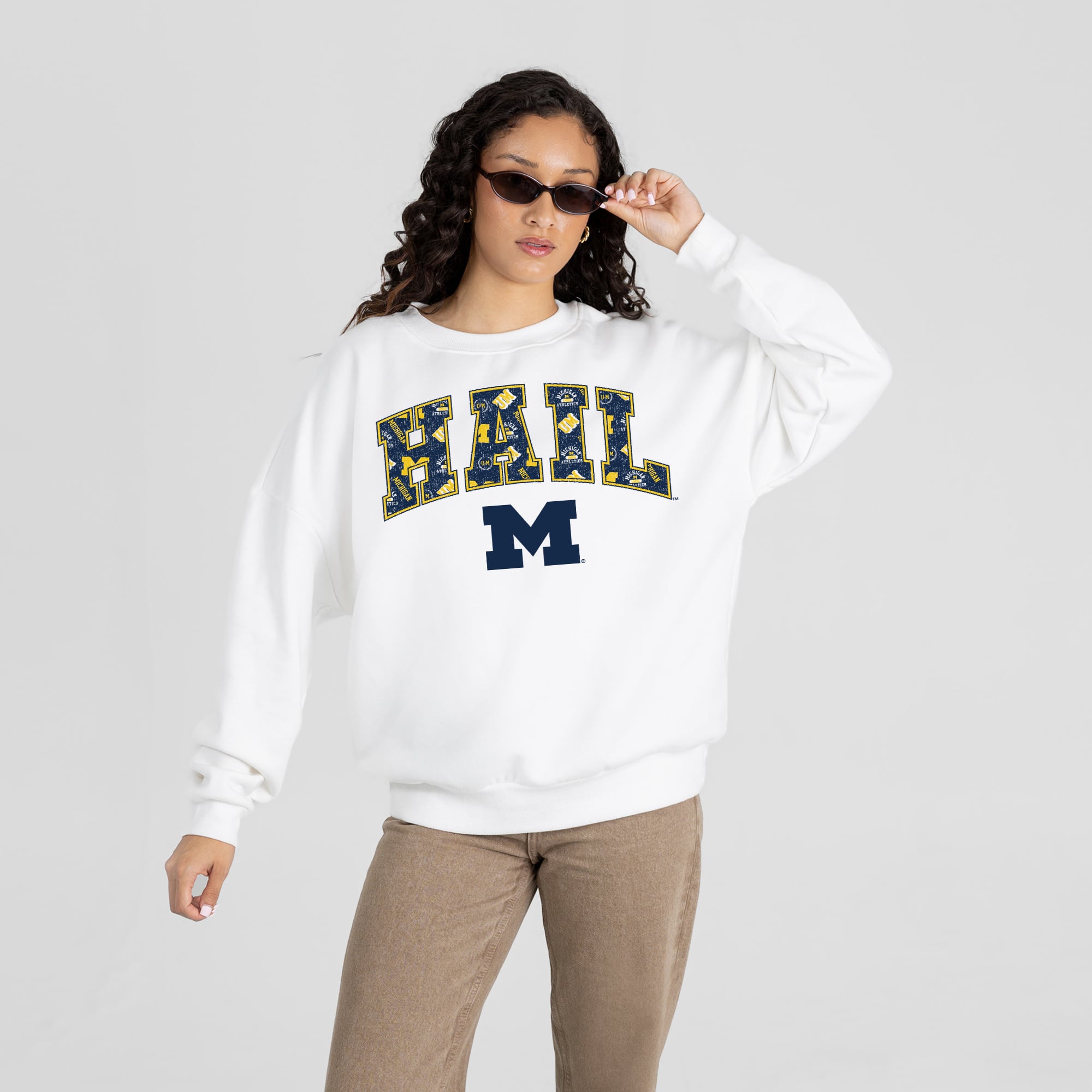 Gameday Couture Women's Sweet Play Sweatshirt White