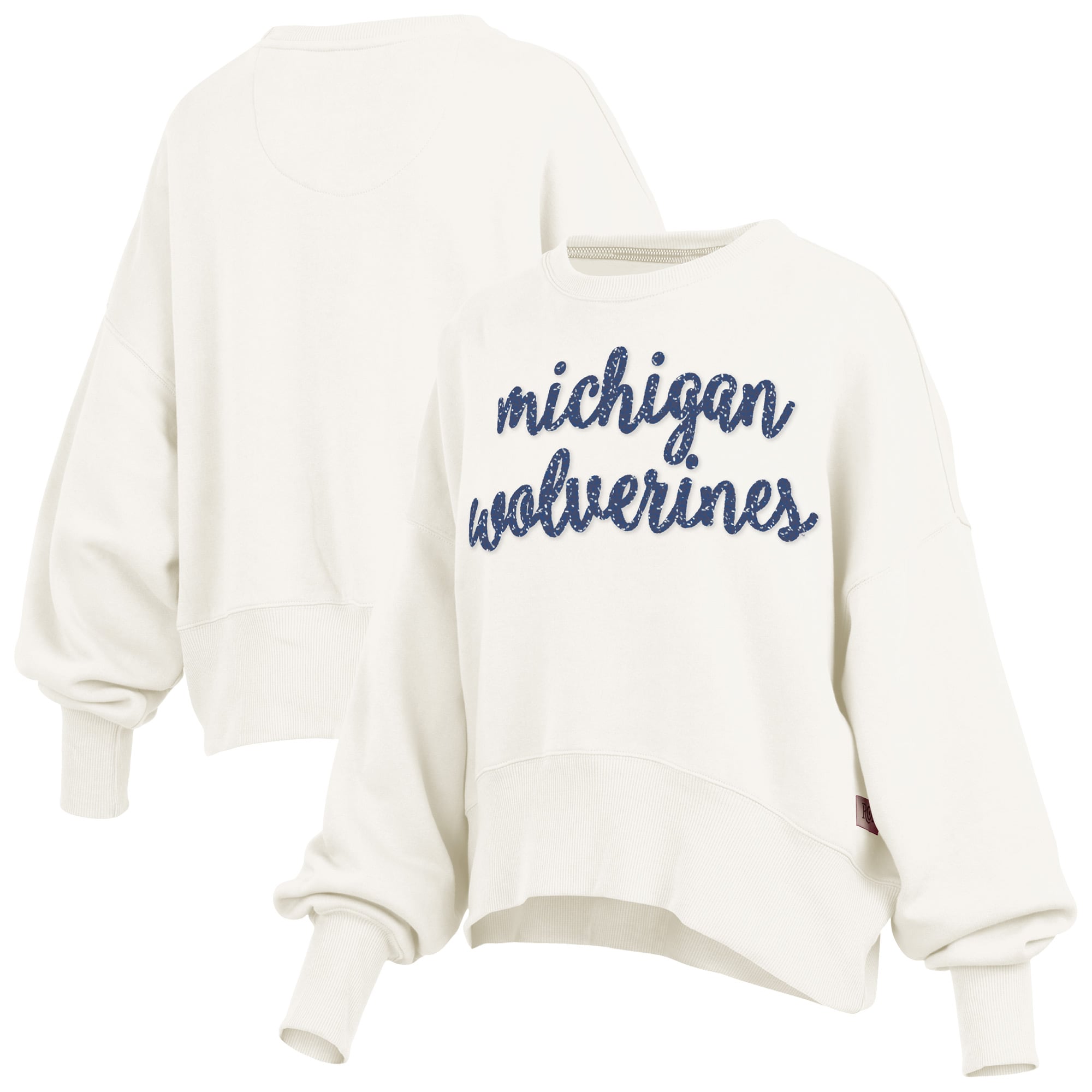 Michigan Women's Pressbox Chelsea Pullover - Cream