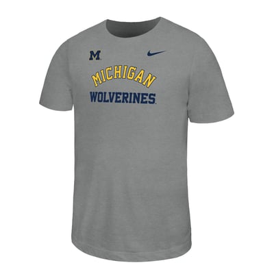  Michigan Wolverines Nike Youth Legend Dri-FIT T-Shirt - Gray