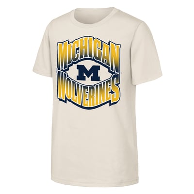  Michigan Wolverines Outerstuff Youth Collegiate T-Shirt - Natural