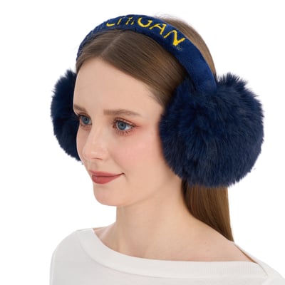 Michigan Wolverines ZooZatz Fluffy Earmuffs