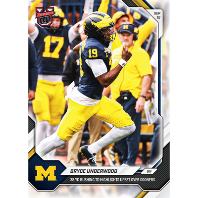 Bryce Underwood - 2026-27 Bowman U NOW® Football - Card 6