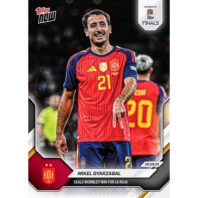 Mikel Oyarzabal - 2026-27 UEFA Nations League Topps NOW® - Card 2