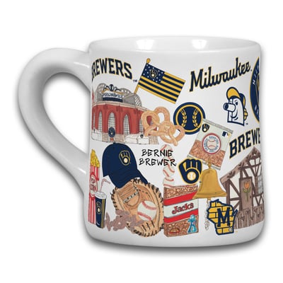  Milwaukee Brewers Icon 20oz. Ceramic Icon Mug