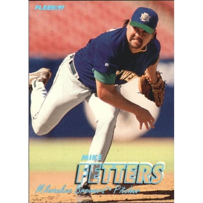1997 Fleer Tiffany #128 Mike Fetters
