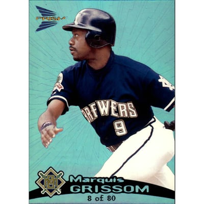 1999 Pacific Prism Holographic Blue #80 Marquis Grissom