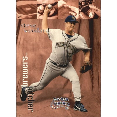 1999 SkyBox Thunder Rave #17 Steve Woodard