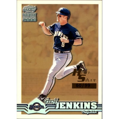2000 Paramount Holographic Silver #130 Geoff Jenkins