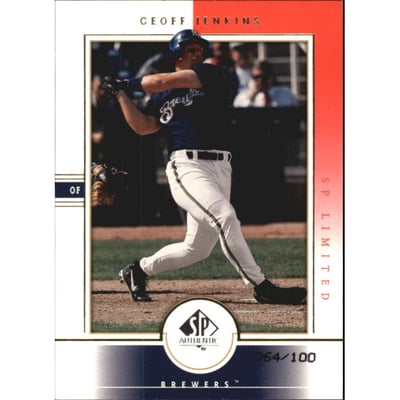 2000 SP Authentic Limited #50 Geoff Jenkins