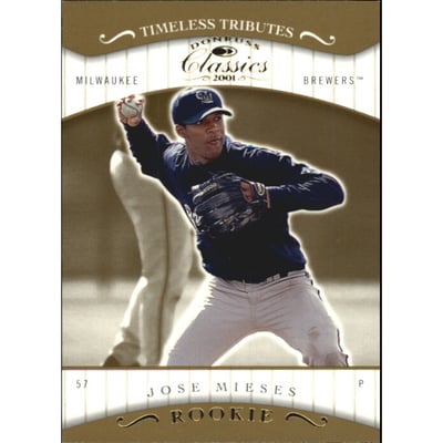 2001 Donruss Classics Timeless Tributes #126 Jose Mieses