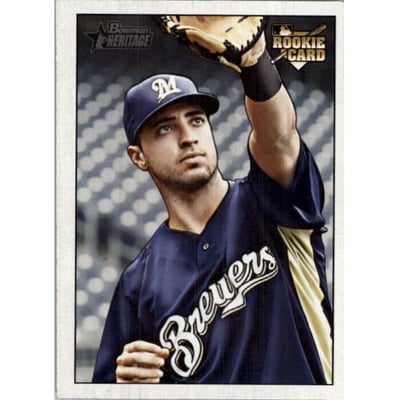 2007 Bowman Heritage #234b Ryan Braun  SP/No Signature