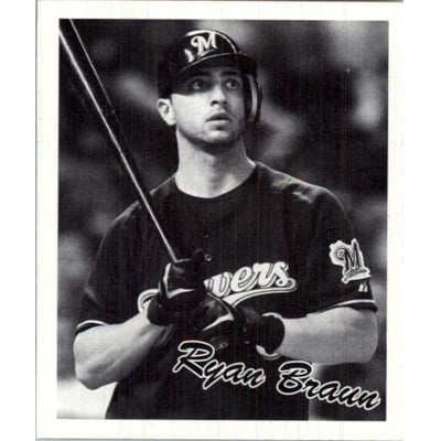 2008 Upper Deck Goudey Mini Red Backs #268 Ryan Braun 36 BW