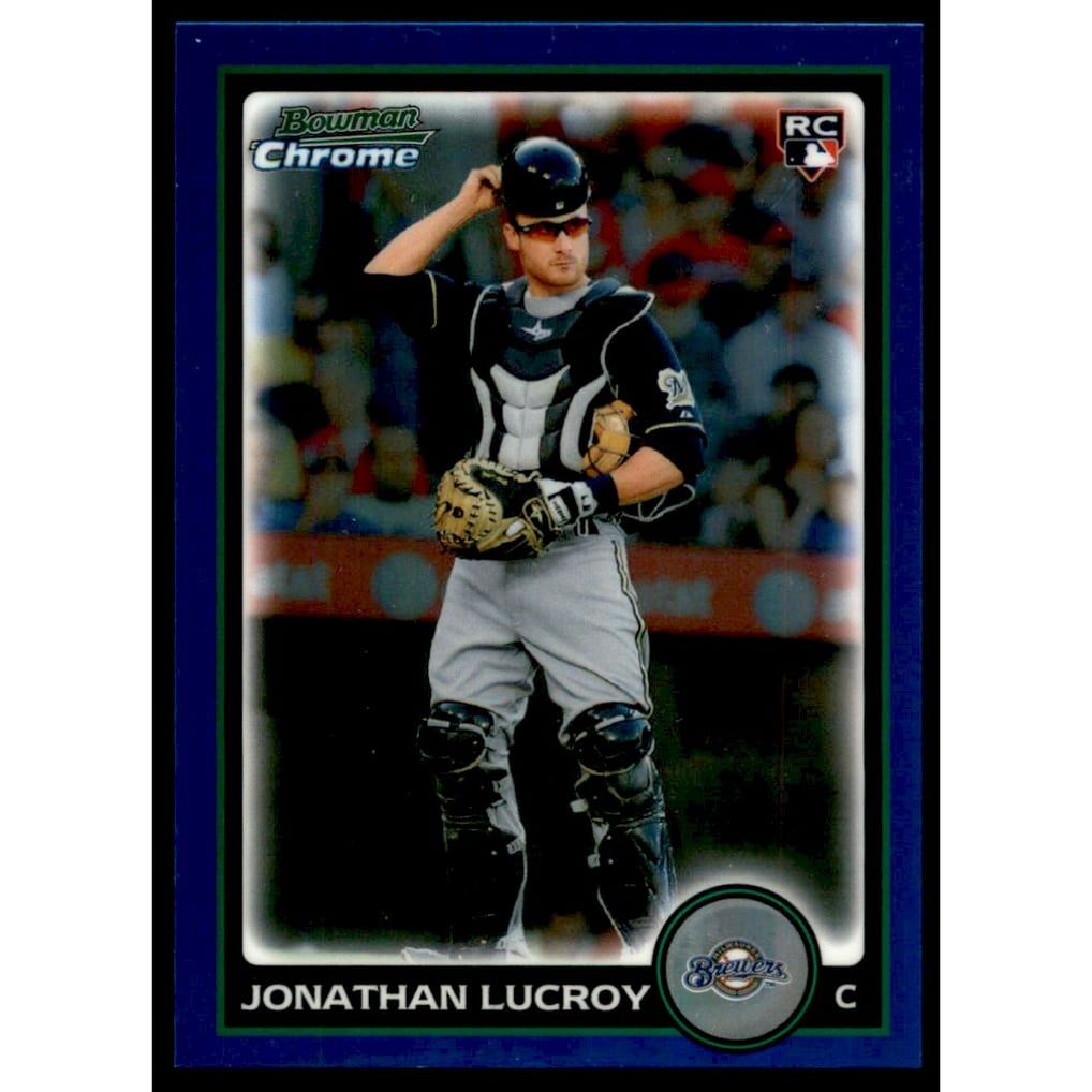 2010 Bowman Chrome Draft Blue Refractors #BDP22 Jonathan Lucroy
