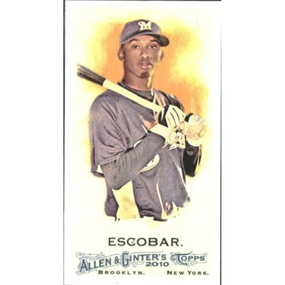 2010 Topps Allen and Ginter Mini Bazooka #350 Alcides Escobar