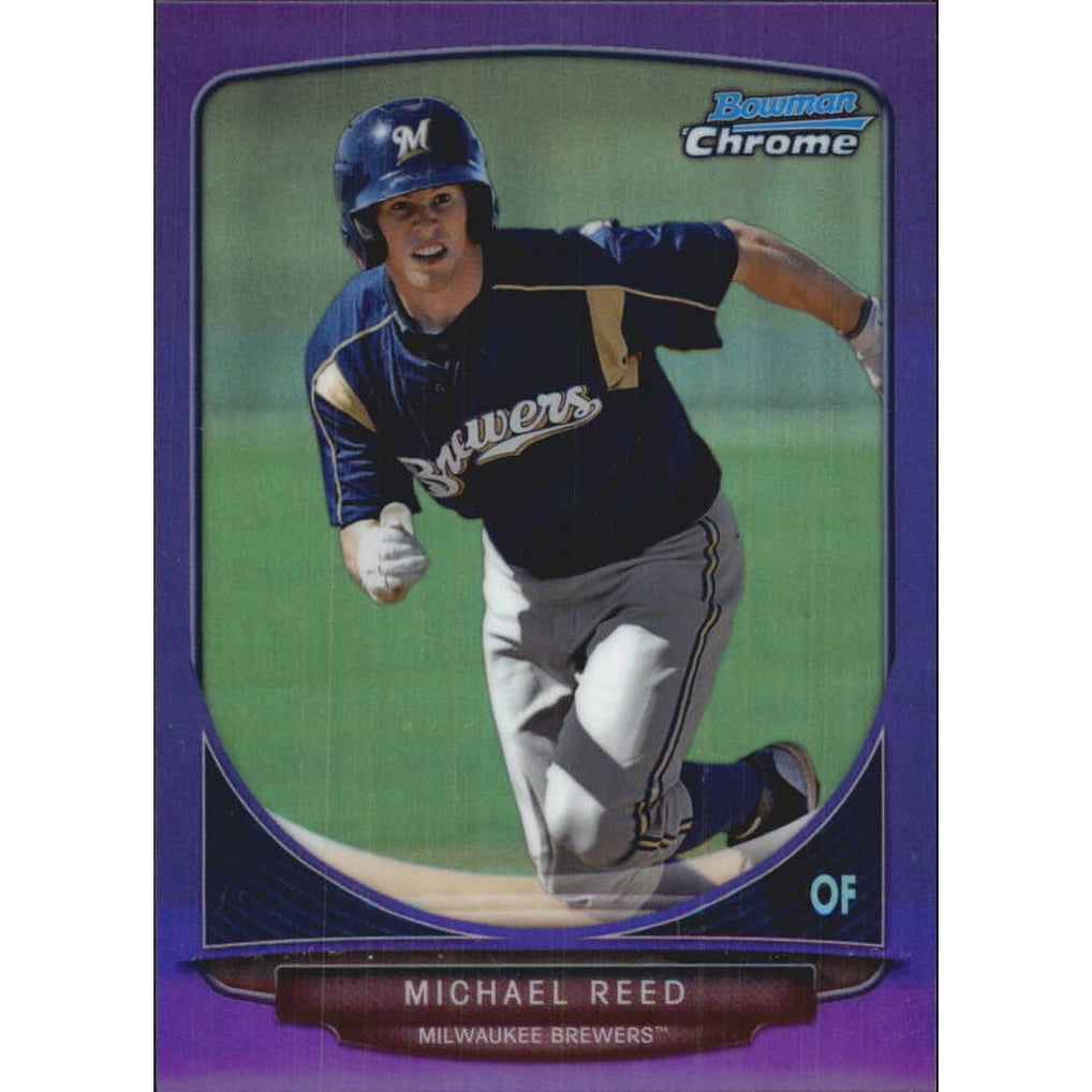 2013 Bowman Chrome Prospects Purple Refractors #BCP76 Brian Goodwin