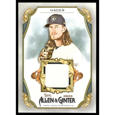2022 Topps Allen and Ginter Relics #AGRBJH Josh Hader