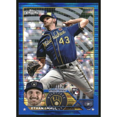 2023 Topps Chrome Blue Sonar Refractors #46 Ethan Small