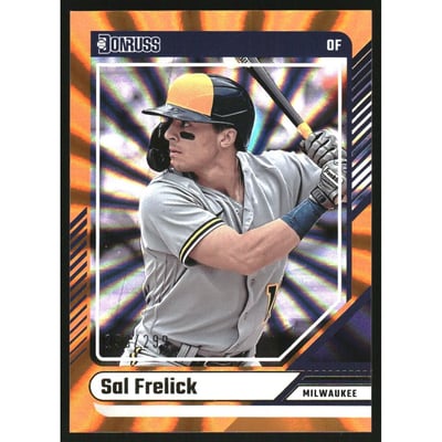 2024 Donruss Orange Laser #56 Sal Frelick