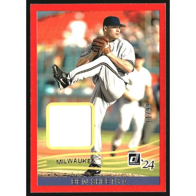 2024 Donruss Retro '84 Materials Red #16 Ben Sheets