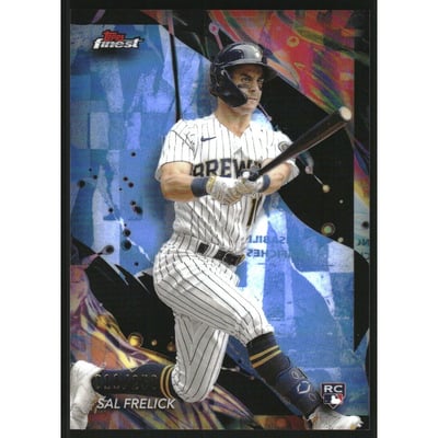 2024 Finest Sky Blue Refractors #134 Sal Frelick