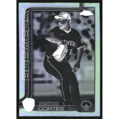 2025 Topps Chrome Negative Refractors #22 Nestor Cortes