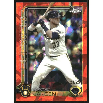 2025 Topps Chrome Update Sapphire Orange #USC122 Danny Jansen