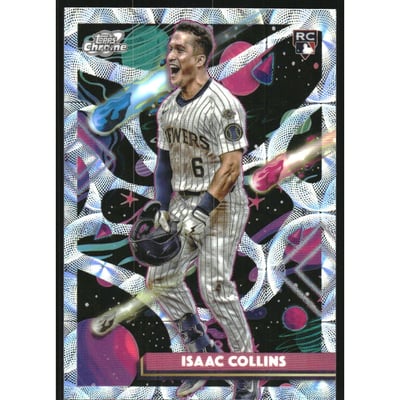2025 Topps Cosmic Chrome Nucleus Refractors #51 Isaac Collins