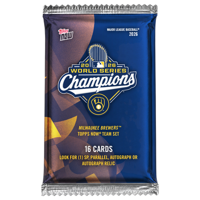 2026 World Series Champions - Milwaukee Brewers - MLB Topps NOW® 15-Card Team Set
