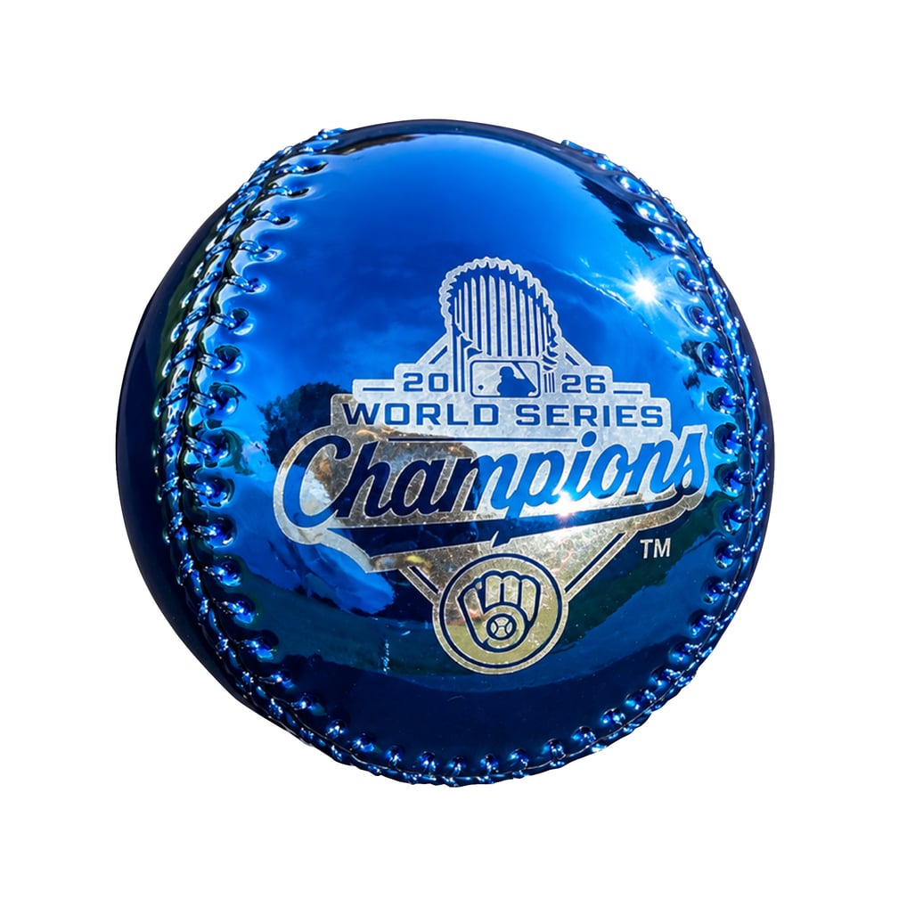 Milwaukee Brewers Big Time Bats 2026 World Series Champions Chrome Etch ...