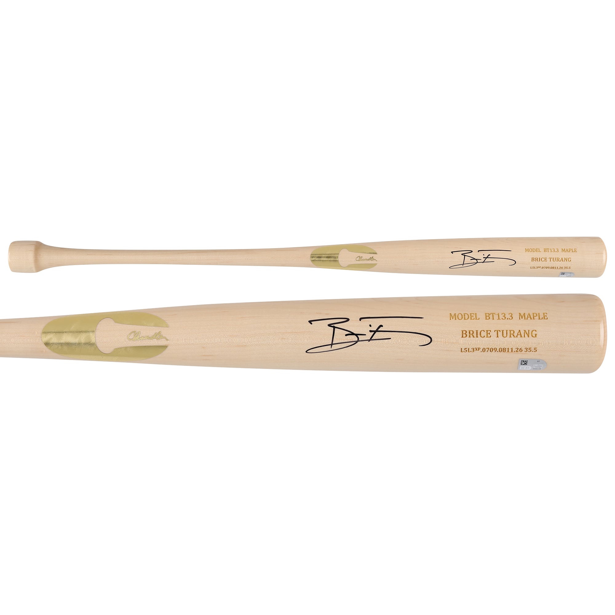 Brice Turang Milwaukee Brewers Autographed Fanatics Authentic Chandler ...