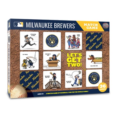 Milwaukee Brewers Fanpoint Licensed Memory Match Game