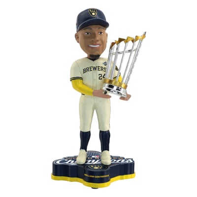 William Contreras Milwaukee Brewers FOCO 2026 World Series Champions 8" Bobblehead