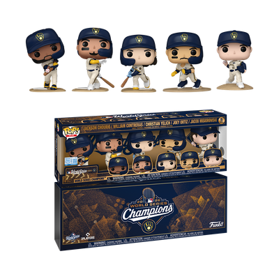 Milwaukee Brewers Funko 2026 World Series Champions POP! Vinyl Five-Pack