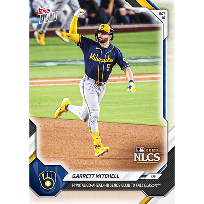 Garrett Mitchell - 2026 MLB Topps NOW® - Card 797 - LOOK FOR AUTOS