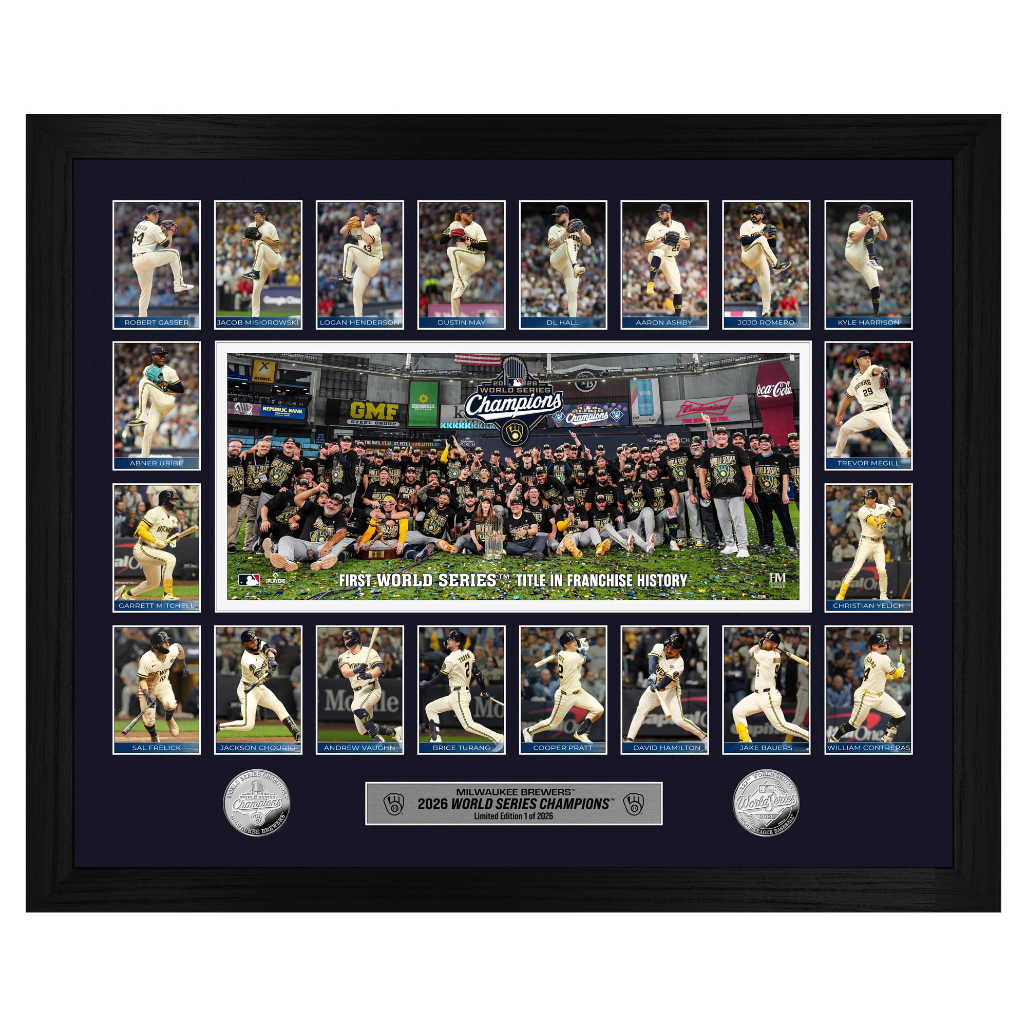 Milwaukee Brewers Highland Mint 2026 World Series Champions 18