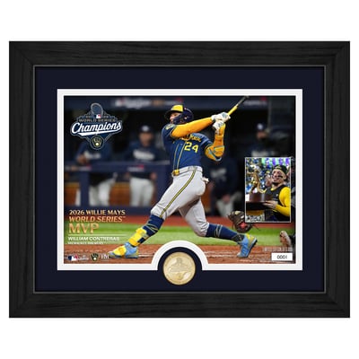 TBD Milwaukee Brewers Highland Mint 2026 World Series MVP 13" x 16" Bronze Coin Photo Mint