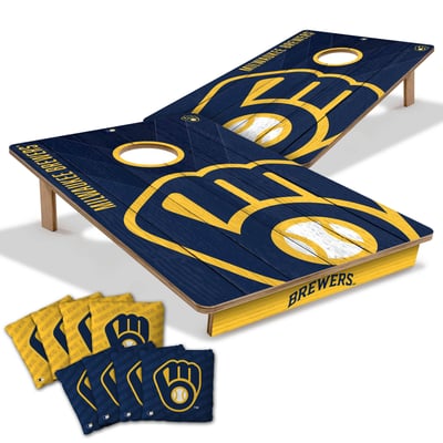 Milwaukee Brewers IDNA 2' x 3' Cornhole Game with Bags