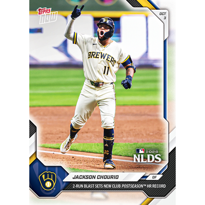 Jackson Chourio - 2026 MLB Topps NOW® - Card 758