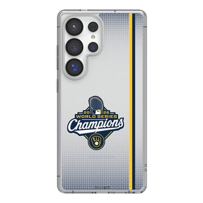 Milwaukee Brewers Keyscaper 2026 World Series Champions Galaxy Clear Case