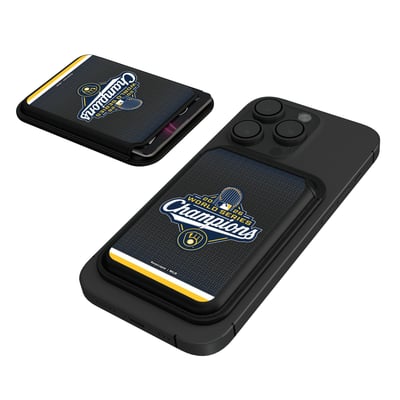 Milwaukee Brewers Keyscaper 2026 World Series Champions Magnetic Credit Card Wallet