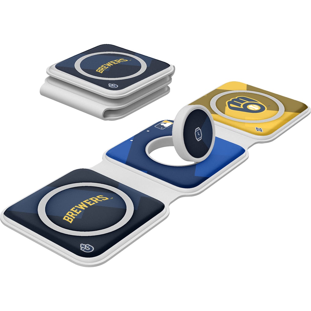 Milwaukee Brewers Keyscaper 3-in-1 Foldable Charger