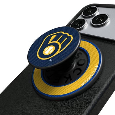 Milwaukee Brewers Keyscaper PopSockets Magnetic Phone Grip & Stand