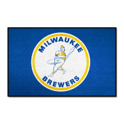 Milwaukee Brewers Logo Brands 19" x 30" Starter Mat