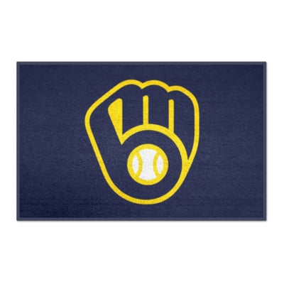 Milwaukee Brewers Logo Brands 19" x 30" Starter Mat
