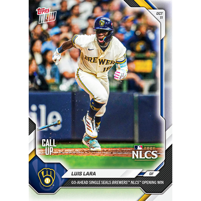 Luis Lara - 2026 MLB Topps NOW® - Card 781
