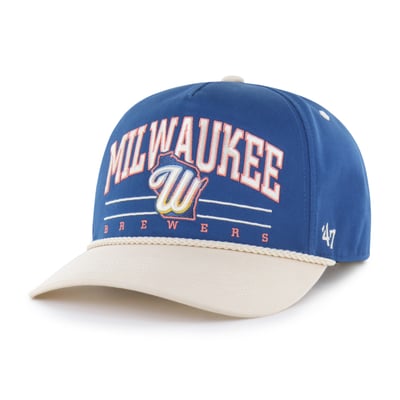  Milwaukee Brewers '47 2026 City Connect Rope Hitch Adjustable Hat - Blue/Natural
