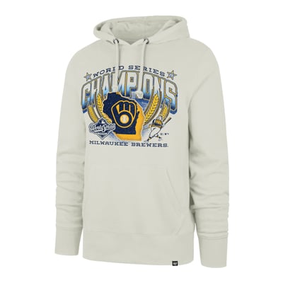 Milwaukee Brewers '47 2026 World Series Champions Headline Hoodie - Cream